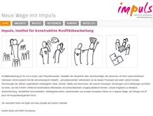 Tablet Screenshot of impuls-marburg.de
